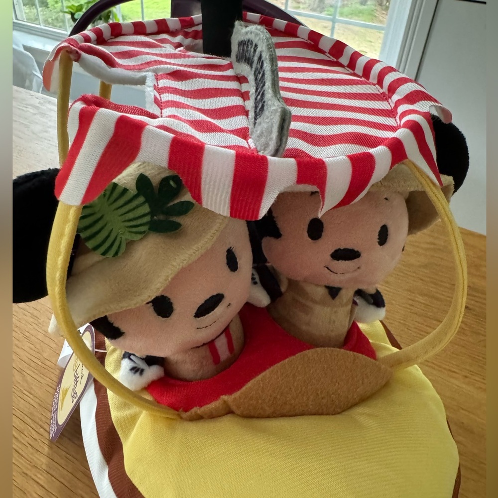 NWT Hallmark and Disney! Itty Bitty’s Jungle Cruise Plush with Mickey and Minnie